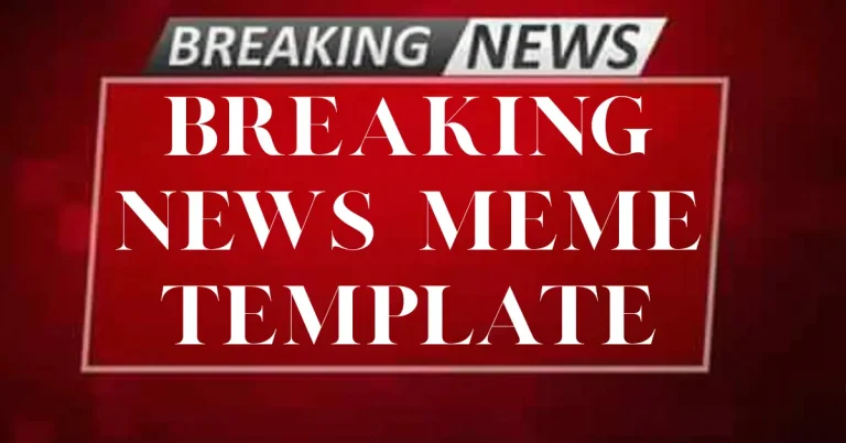 breaking news meme template