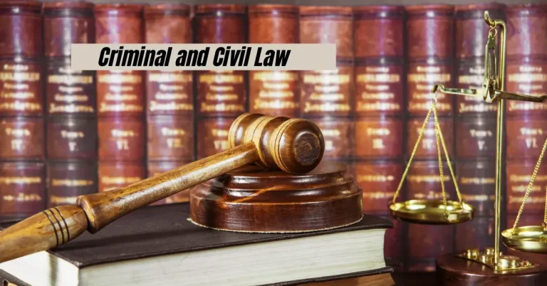 criminal and civil law
